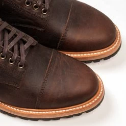 The Moto Boot In Chocolate Pebble Grain -Fashion Clothes workshop mens Q220 moto pebble grain 007