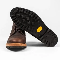 The Moto Boot In Chocolate Pebble Grain -Fashion Clothes workshop mens Q220 moto pebble grain 010