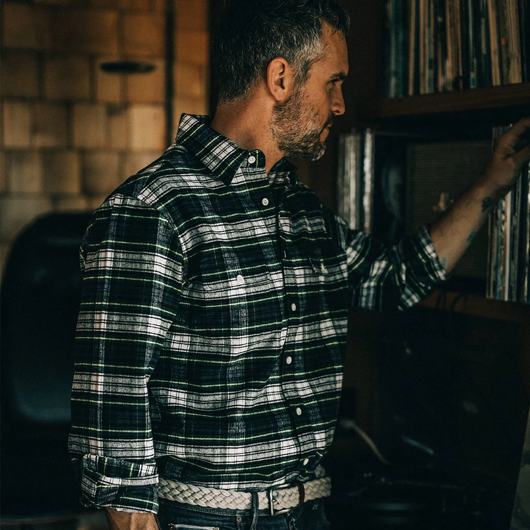 The Yosemite Shirt In Blue Tartan 6 The Yosemite Shirt In Blue Tartan - Image 4