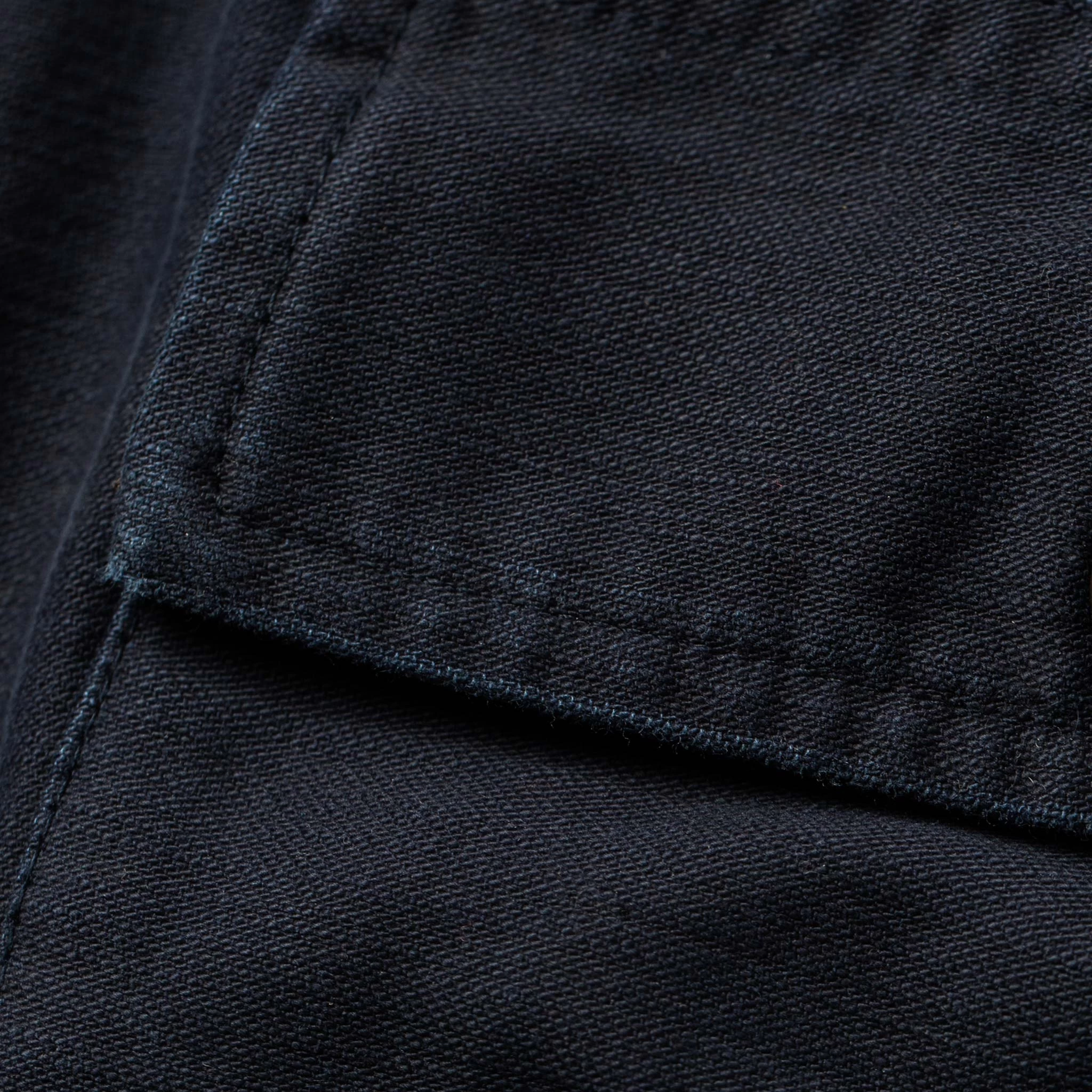 The Trail Short In Navy Slub Sateen 10 The Trail Short In Navy Slub Sateen - Image 8