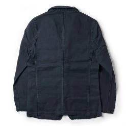 The Emerson Jacket In Navy Double Cloth -Fashion Clothes workshop mens q121 emerson navy dc 009