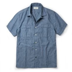 The Tulum In Blue Chambray -Fashion Clothes workshop mens q121 tulum blue chambray 008