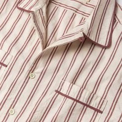 The Tulum In Cranberry Stripe -Fashion Clothes workshop mens q121 tulum cranberry stripe 006