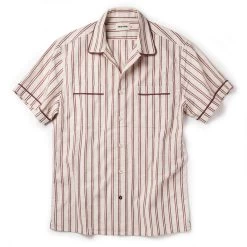 The Tulum In Cranberry Stripe -Fashion Clothes workshop mens q121 tulum cranberry stripe 008
