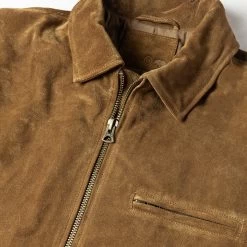 The Wyatt Jacket In Cognac Suede -Fashion Clothes workshop mens q121 wyatt 007