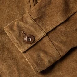The Wyatt Jacket In Cognac Suede -Fashion Clothes workshop mens q121 wyatt 011