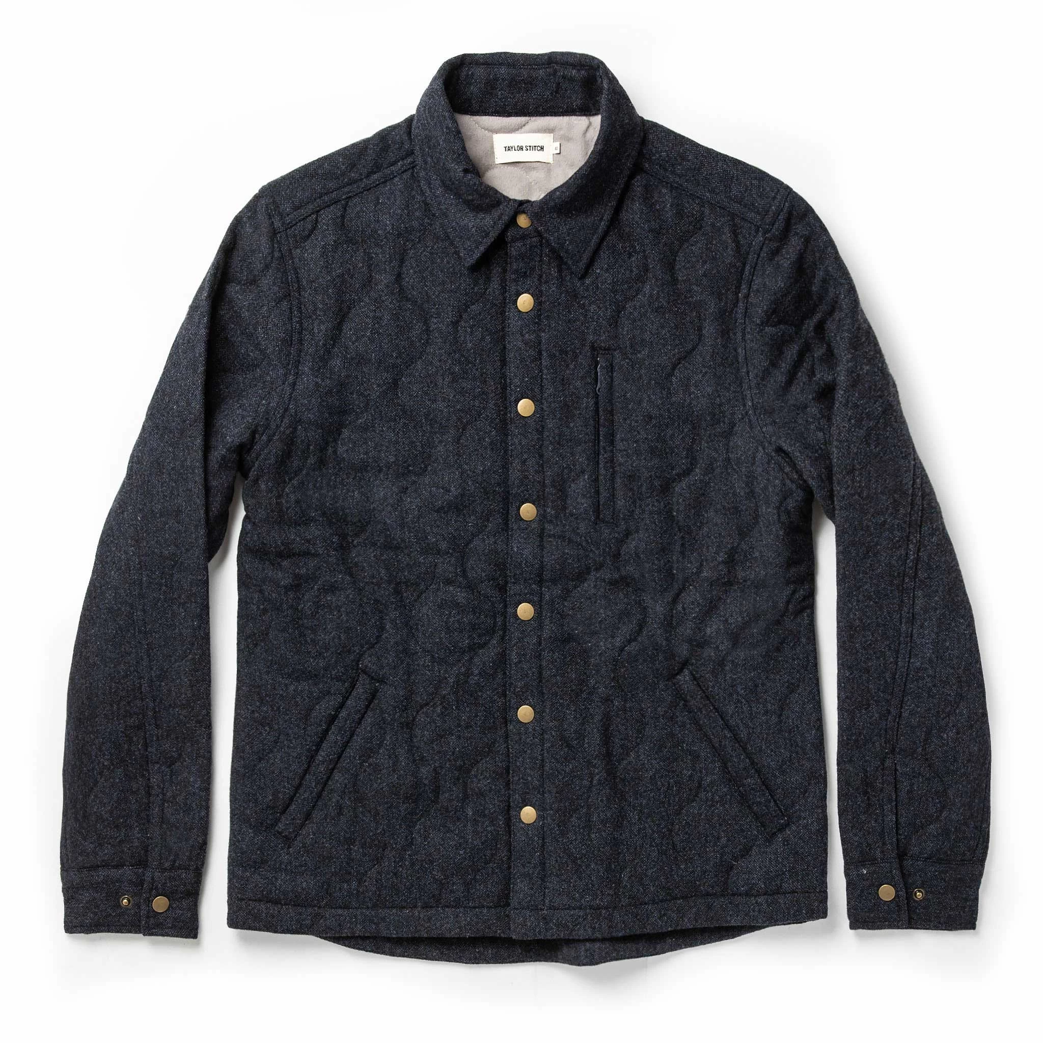 None The Wilton Jacket In Navy Birdseye Wool 3 None The Wilton Jacket In Navy Birdseye Wool