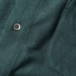 The California In Sea Green Pique -Fashion Clothes workshop mens q221 california sea green pique 007