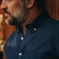 The Jack In Indigo Seersucker -Fashion Clothes workshop mens q420 jack indigo seersucker 004