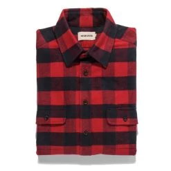 The Yosemite Shirt In Red Buffalo Plaid